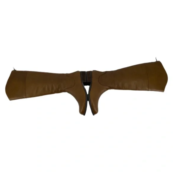 Sole Society Amaretto Belluci Leather So-Carolyn Boots - Picture 2 of 11